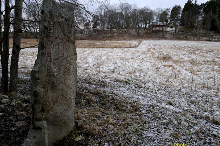 Countryside with snow