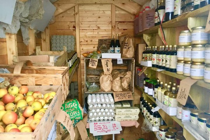 a store filled with lots of fruit