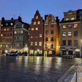 a river running through a city