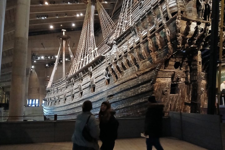 a person standing in front of a building